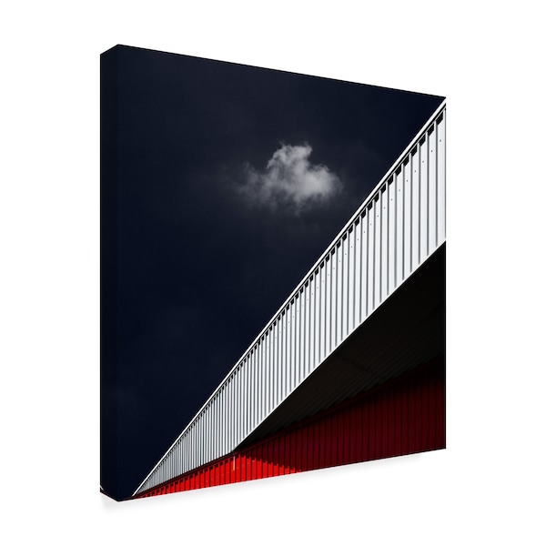Harry Verschelden 'Red Architecture' Canvas Art,24x24